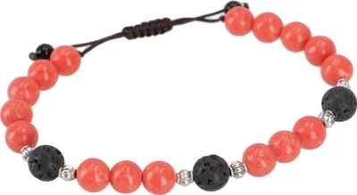 Produktbild von Mala Armband, Tibetische Handmala, Yogaschmuck, Buddhistischer Schmuck, Yogaarmband 8 mm - Koralle, Mehrfarbig, Halbedelstein, Armreifen & Armbänder Modeschmuck