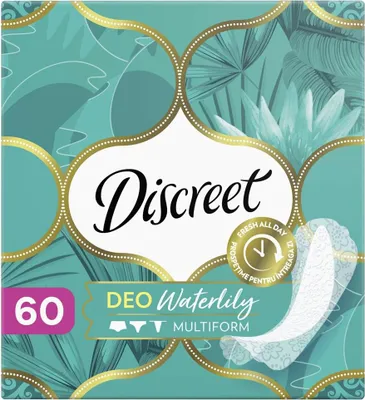 Zdjęcie produktu dla Discreet Waterlily Multiform wkładki higieniczne 60 szt.