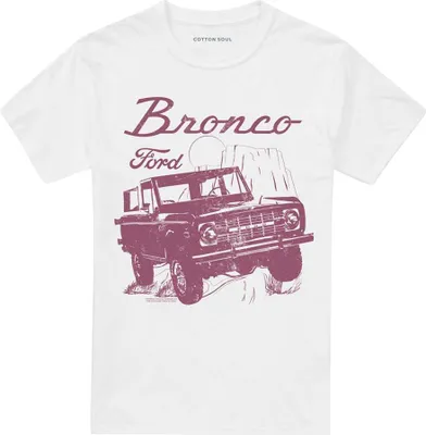 Productafbeelding van Ford - "Bronco Wild West" T-shirt voor heren/dames, uni, model TV32672 (maat M) (wit)