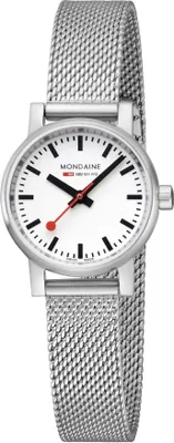 Produktbild von Mondaine Damen Uhr Armbanduhr 26 mm MSE.26110.SM evo2 Edelstahl