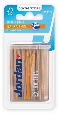 Image de Cure-dents Jordan – Extra fins, 105 pièces