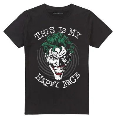 Image de T-shirt "Maniacal" Batman, modèle unie pour hommes et femmes, référence TV41368 (taille L), couleur noire