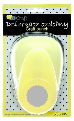 Produktbild von Dekorativer Stanzer 7,5 cm | Wellenförmiger Kreis