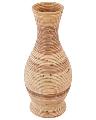 Zdjęcie produktu dla BELIANI Wazon dekoracyjny naturalny rattanowy 70 cm w stylu rustykalnym boho akcesorium