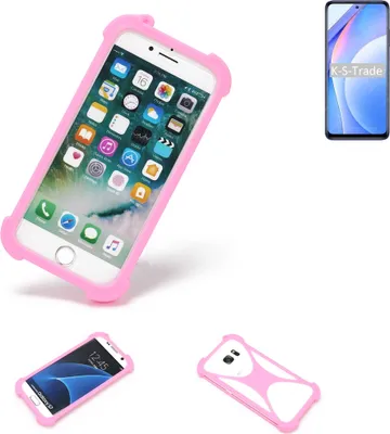 Produktbild von K-S-Trade Handy Hülle kompatibel mit Xiaomi Mi 10T Lite Schutz Hülle Bumper Silikon Schutz Hülle Cover Case Silikoncase Silikonbumper TPU Softcase