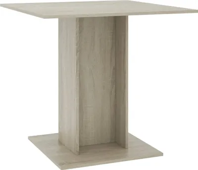 Produktbild von Esstisch Sonoma-Eiche 80x80x75 cm Holzwerkstoff