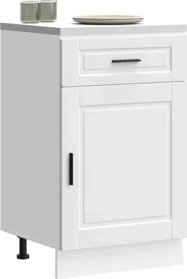 Produktbild von Möbel Küchenunterschrank Porto Weiß Holzwerkstoff - Küchenschränke &48375
