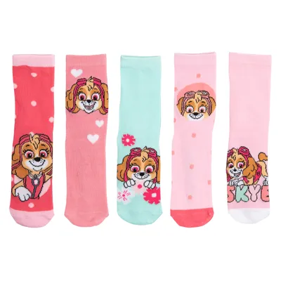 Produktbild von Paw Patrol Socken für Mädchen Kinder Sneaker Kindersocken Söckchen Bunt (5er Pack), Größe:23-26