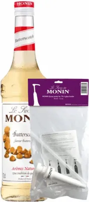 Produktbild von Monin Sirup Butterscotch (70 cl) + Siruppumpe (10 ml)