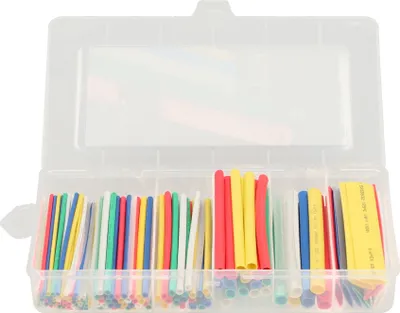 Produktbild von Haupa Schrumpfschlauch-Set, verschiedene Farben, 160-teilig - Maxami