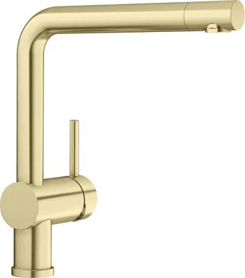 Produktbild von BLANCO LINUS Küchenarmatur Wasserhahn Hochdruck satin gold - inkl.