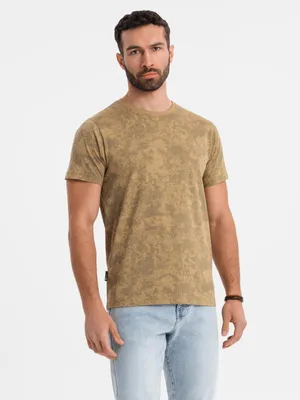 Produktbild von Ombre Clothing Kurzarmhemd für Männer Giorgiou olive S