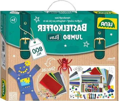 Zdjęcie produktu dla Zestaw do rękodzieła zawierający farby, piankę, papier, pompony, od 5 lat