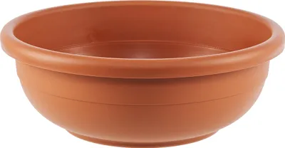 Produktbild von Vasar Pflanzschale Aurora terrakotta, Blumentopf frostbeständig, Höhe 18 cm, Ø 50 cm, Kunststoff, orange