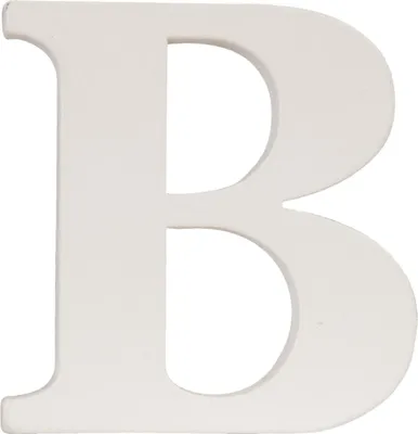 Produktbild von Letter B | 8*8 cm | Natur | MDF | Brief | Clayre & Eef | 62861-B