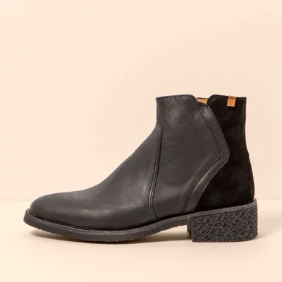Produktbild von El naturalista Schnürstiefel mit hoher absatz N5946 MULTI LEATHER BLACK / IRATI Farbe Black