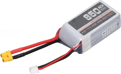 Zdjęcie produktu dla akumulator litowo-jonowy 850mAh 75C High Rate Lipo z wtyczką XT30 do wielowirnikowych modeli samolotów 3S 11.1V
