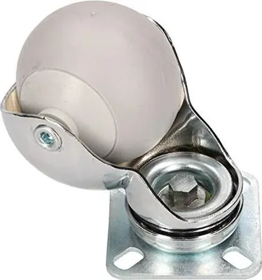 Produktbild von KOTARBAU® Möbelrollen Ø 50mm Alle Böden Geeignet Lenkrollen Gummirollen Robust Transportrollen Sofarollen Schieberollen Werkzeugrollen Schwerlastrollen