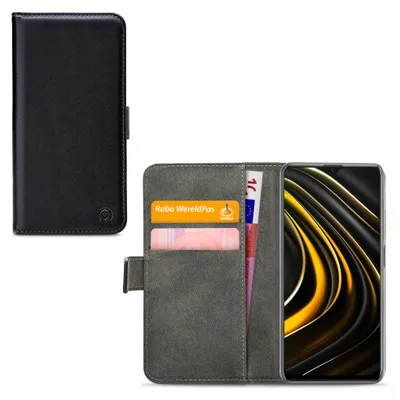 Image de Étui Mobilize Classic Gelly Wallet pour POCO M3 - Étui à rabat avec porte-monnaie - Noir