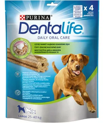 Zdjęcie produktu dla PURINA DENTALIFE Przysmak dla psów rasy dużej 4 x 142 g