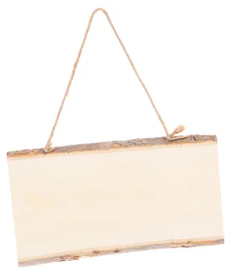 Produktbild von 2 unfertige Holzplaketten für DIY-Projekte