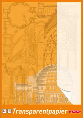 Produktbild von 5 Blöcke Herlitz Transparentpapier / 30 Blatt je Block / DIN A4
