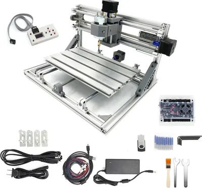 Obrázek produktu pro CNC gravírovací stroj, napájení 12-36V, řídicí software GRBL, s ovladačem, bez laseru
