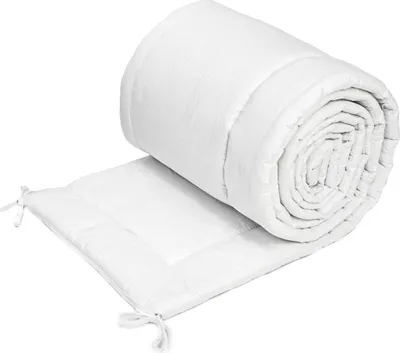 Produktbild von Universal Nestchen für Kinderbett weiß 370x30 cm antiallergisch Baumwolle Polyester