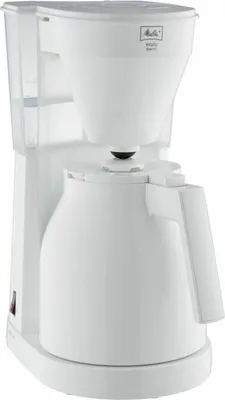 Produktbild von ABSAAR 1023-05 - Kaffeemaschine - Thermokanne mit Einhandbedienung, transparenter Wassertank - Weiß