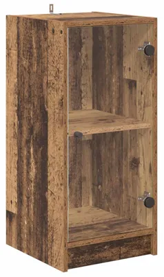 Produktbild von Holzschrank mit Glastür