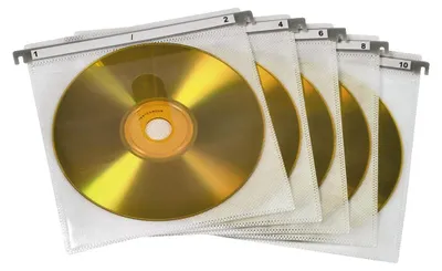 Image de Hama CD/DVD Double Protective Sleeves, paquet de 50 pièces, blanc, Weiß