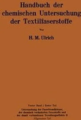 Produktbild von Handbuch der chemischen Untersuchung der Textilfaserstoffe