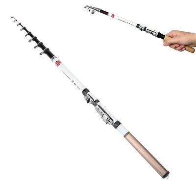 Immagine prodotto di Canna da pesca telescopica, lunghezza 2,7 metri, portatile, ideale per la pesca alla trota