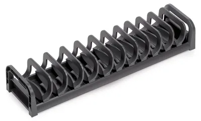 Produktbild von Emuca Tellereinsatz Orderbox für Schublade, 120x470mm, Aluminium und Kunststoff, Anthrazitgrau