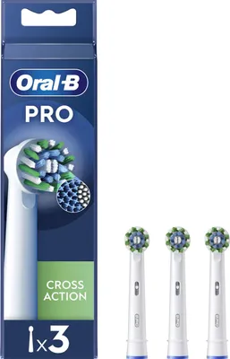 Immagine prodotto di Oral-B Pro Cross Action 3 pezzi Bianco
