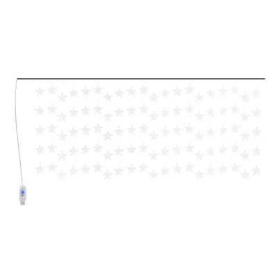 Produktbild von vidaXL LED Sternenvorhang Lichterkette 500 LED Blau 8 Funktionen