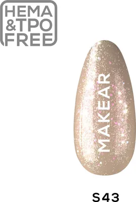 Produktbild von S43 Goldberry UV Nagellack 8 ml Makear
