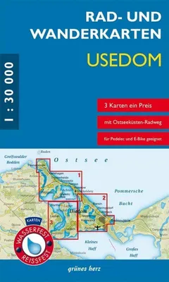 Produktbild von Rad- und Wanderkarten-Set: Usedom