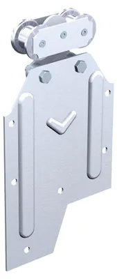 Image de Paire de montures sur plat galets acier - MANTION - 0261 X 2