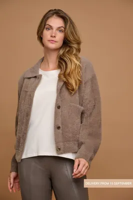 Produktbild von Rino & Pelle Boxy jacket : M : taupe Größe: M LieferantenFarbe: taupe