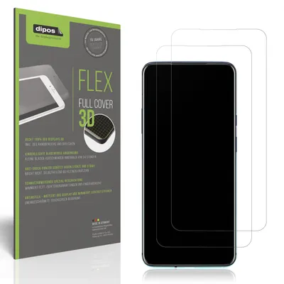 Produktbild von 2x Full Cover Schutzfolie matt für OnePlus 7T Pro Panzerfolie Anti-Shock