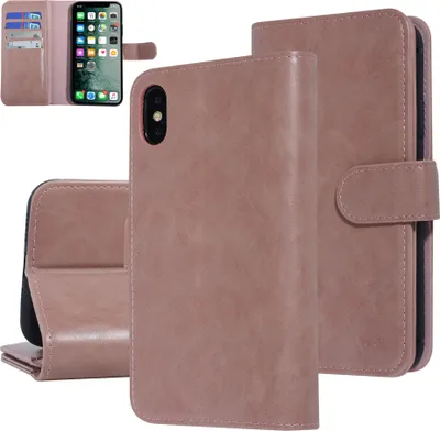 Produktbild von UNIQ Accessory Apple iPhone Xs Max Pink Soft Touch Book type case