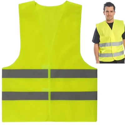 Immagine prodotto di PARENCE - Gilet giallo taglia L - Elevata visibilità per la sicurezza stradale