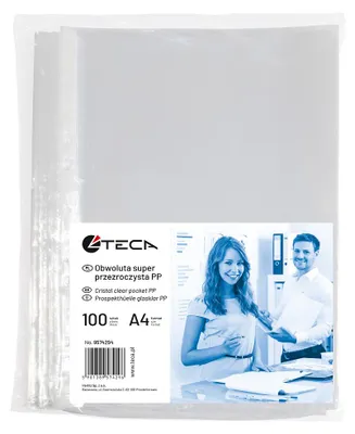 Immagine prodotto di Obwoluty A4 do segregatora superprzezroczyste 100 sztuk
