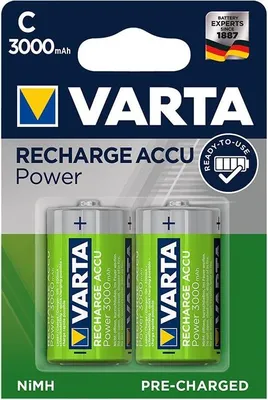 Obrázok produktu pre Varta Recharge Accu Power batérie C 3000 mAh 2 kusy v blistri