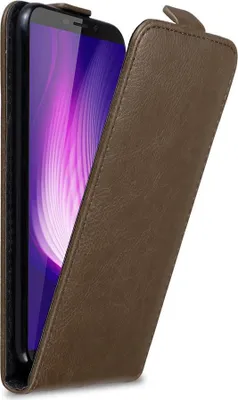 Image de Cadorabo Housse pour Cubot NOVA Housse de protection en brun Flip Etui Housse de téléphone portable Case Cover