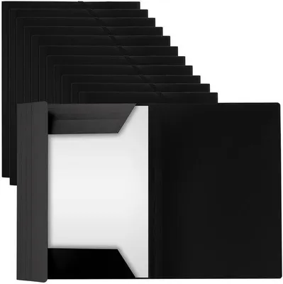 Image de Porte-documents A4 32 x 24 cm, noir, en plastique