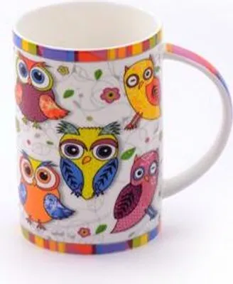 Produktbild von Becher "Eule" Fine Bone China 0,35 l