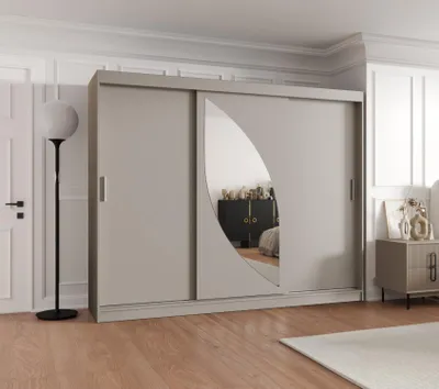 Produktbild von Kleiderschrank 250 cm SUDENA mit Schiebetüren - Kaschmir