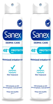 Obrázek produktu pro 2 x Deodorant ve spreji Sanex Dermo Protector - 200 ml - Výhodná balení - 2 kusy
